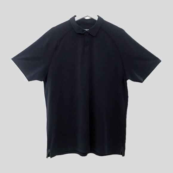 Rhone Other - Rhone Mens Navy Blue Short Sleeve Collared Performance Golf Polo Shirt - L